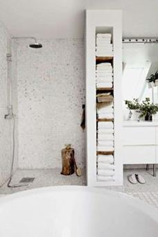 Handdoeken in de badkamer - Interieur Inspiratie