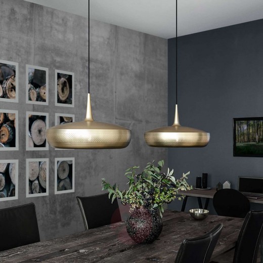 Geen Perforatie Treble Twee lampen boven de eettafel - Interieur Inspiratie