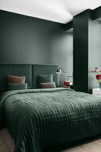 Overeenkomstig met leef ermee Vegetatie Hoe maak ik een groene slaapkamer? Welke kleur kies ik?