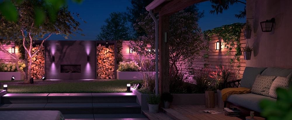 Philips Hue Buitenverlichting - slimme prachtige tuin